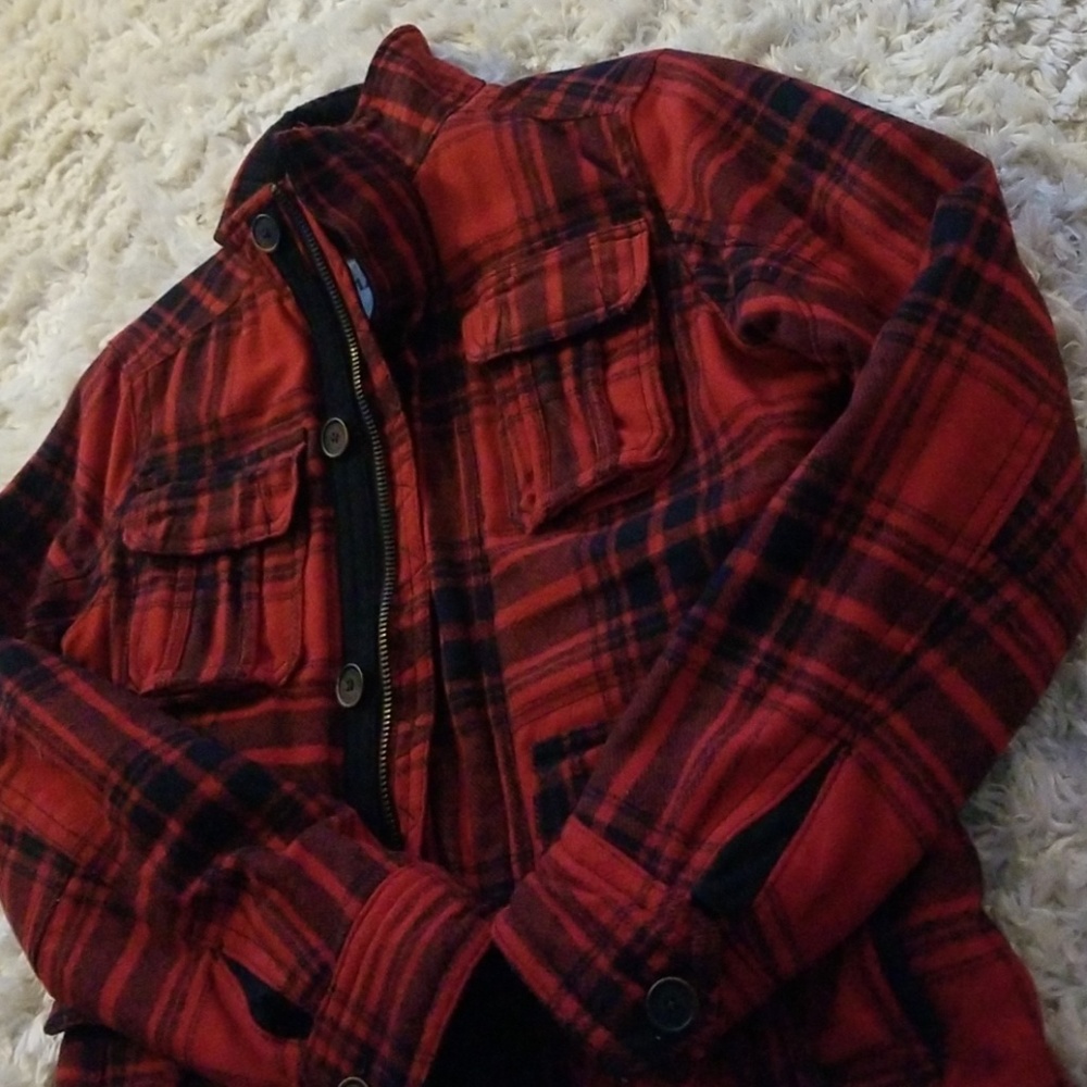 A&F "Pine Point" Flannel Winter Jacket